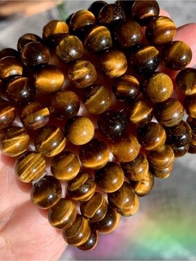 Tiger Eye Beaded Bracelet - 4 mm